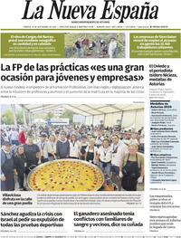 Portada La Nueva España 2025-09-16