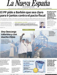 Portada La Nueva España 2025-07-17