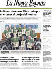 Portada La Nueva España 2025-09-18