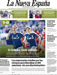 Portada La Nueva España 2025-05-19