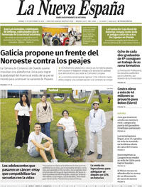 Portada La Nueva España 2025-09-19