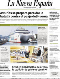 Portada La Nueva España 2025-09-20