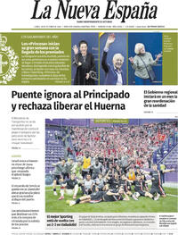 Portada La Nueva España 2025-10-20