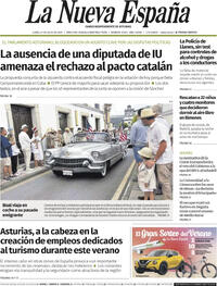 Portada La Nueva España 2025-07-21