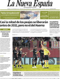 Portada La Nueva España 2025-09-21