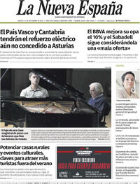 Portada La Nueva España 2025-09-23