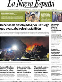 Portada La Nueva España 2025-10-23