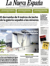 Portada periódico La Nueva España