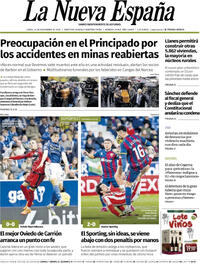 Portada La Nueva España 2025-11-24