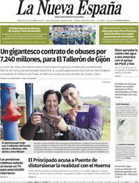 Portada La Nueva España 2025-12-24
