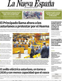 Portada La Nueva España 2025-09-25