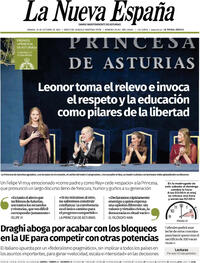 Portada La Nueva España 2025-10-25