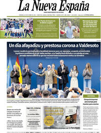 Portada La Nueva España 2025-10-26