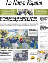 Portada La Nueva España 2025-12-27