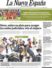 Portada La Nueva España 2025-07-28