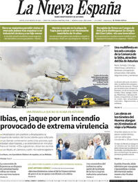 Portada La Nueva España 2025-08-28