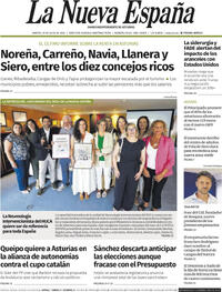 Portada La Nueva España 2025-07-29