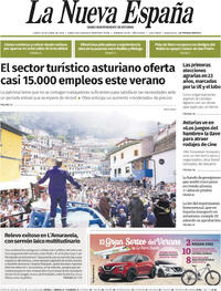 Portada periódico La Nueva España