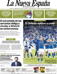 Portada La Nueva España 2026-02-01