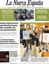 Portada La Nueva España 2026-04-01