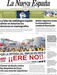 Portada La Nueva España 2026-02-02