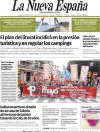 Portada La Nueva España 2026-05-02