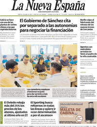 Portada La Nueva España 2026-06-02