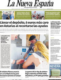 Portada La Nueva España 2026-07-02