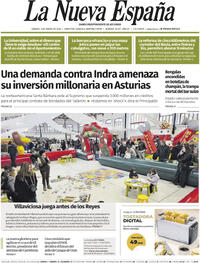 Portada La Nueva España 2026-01-03