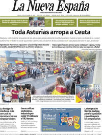 Portada La Nueva España 2026-09-03