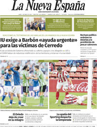 Portada La Nueva España 2026-05-04