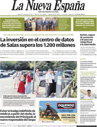Portada La Nueva España 2026-08-04