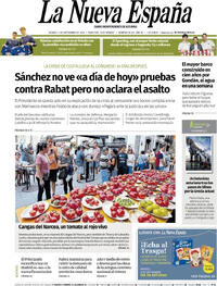 Portada La Nueva España 2026-09-04