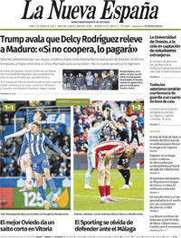 Portada La Nueva España 2026-01-05