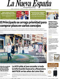 Portada periódico La Nueva España
