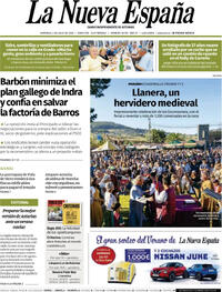 Portada La Nueva España 2026-07-05