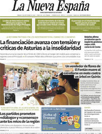 Portada La Nueva España 2026-09-05