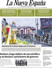 Portada La Nueva España 2026-01-06