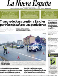 Portada La Nueva España 2026-03-06