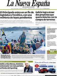Portada La Nueva España 2026-07-06