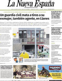 Portada periódico La Nueva España