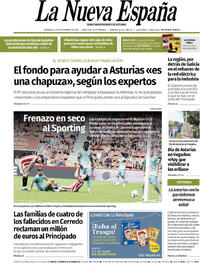 Portada La Nueva España 2026-09-06