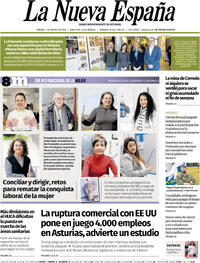 Portada La Nueva España 2026-03-07