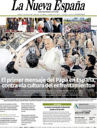 Portada La Nueva España 2026-06-07