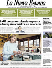 Portada La Nueva España 2026-01-08