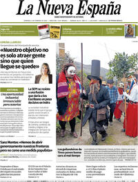 Portada La Nueva España 2026-02-08