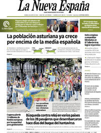 Portada La Nueva España 2026-05-08