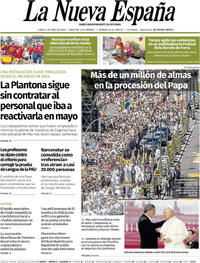 Portada La Nueva España 2026-06-08