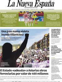 Portada La Nueva España 2026-03-09