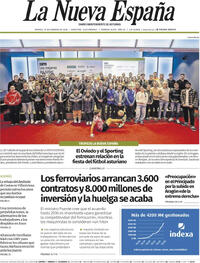 Portada La Nueva España 2026-02-10